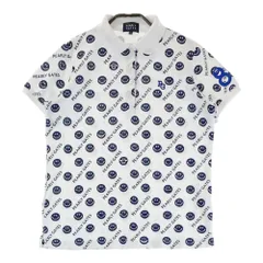 サイズ：1 PEARLY GATES パーリーゲイツ  半袖ポロシャツ 総柄 ホワイト系 [240101415660] ゴルフウェア レディース ストスト