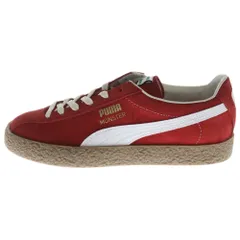 PUMA (プーマ) MUENSTER OG ミュンスター OG スウェードローカットスニーカー レッド/ホワイト US9/27cm 384218-02