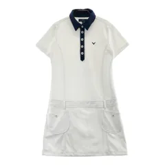 サイズ：M CALLAWAY キャロウェイ  半袖ワンピース  ホワイト系 [240101351655] ゴルフウェア レディース ストスト