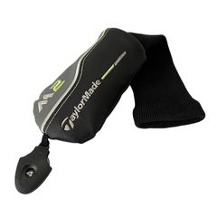 TaylorMade  テーラーメイド ハイブリッドヘッドカバー 黒 グレー  M2 ナンバー ゴルフ用品 小物