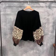 ZARA TRAFALUC 異素材ドッキングカットソー ザラ トラファルック