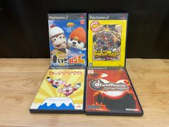 マクドナルドオリジナル ハッピーディスク, ドカポン・ザ・ワールド, びっくりマウス, ドラムマニア PS2 ソフト4点まとめて mEE032 ● ★