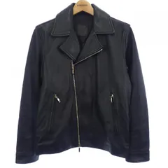 【美品】SILENCE ダブルライダースジャケット BLK 46size 美品】SILENCE ダブルライダースジャケット BLK 46size 美品