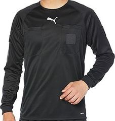PUMA プーマ 705378 サッカー シャツ レフリー LS レフリーシャツ メンズ ブラック L