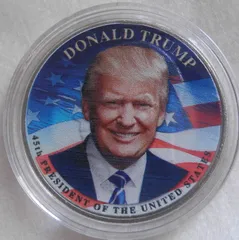 トランプ大統領銀貨　セット訳あり 楽天市場】【純銀99.9％】 シルバー 1オンス トランプ FIGHT
