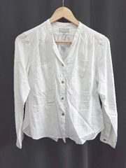 ◇ ◎ Θ MARGARET HOWELL マーガレット ハウエル コットン100% 長袖 シャツ サイズ1 グレー レディース E  【1503040005831】