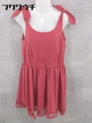 ◇ Lily Brown リリー ブラウン サイドジップ ノースリーブ ミニ ワンピース サイズF ピンク系 レディース 【中古】 【1002800535415】のサムネイル