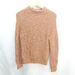 ◇ ⊇ 無印良品 ハイネック 長袖 ニット セーター サイズM ブラウン レディース E  【1412090029554】