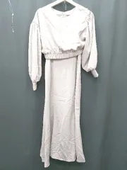 ◇ ⊂ earth music&ecology セット 長袖　ブラウス ロング　ワンピース サイズF くすみピンク レディース P  【1410230011506】