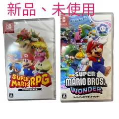 【クリスマス特価】【新品、未使用】スーパーマリオRPG  スーパーマリオブラザーズ　ワンダー　２個セット
