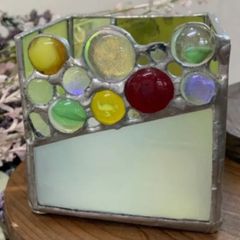 ☆ハンドメイド☆ステンドグラス☆キャンドル☆ プレゼント　癒し♪