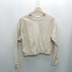 ◇ ⊇ BEAUTY＆YOUTH ビューティ＆ユース UNITED ARROWS 丈短め 長袖 トレーナー サイズ表記なし ベージュ系 レディース E  【1412260001168】