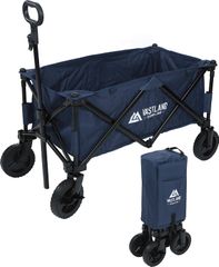 アウトドアワゴン キャリーワゴン ノーマルタイヤ ネイビー 耐荷重150kg VASTLAND（ヴァストランド）