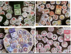 フレークシール イラスト 4種セット