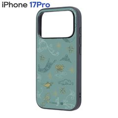 iPhone17Pro 케이스 디즈니 재스민 알라딘 아이콘 모티브 디자인 くすみ 칼라 캐릭터 상품 내 충격 스마트 폰 커버 에어 쿠션 하이브리드 [유 패킷으로 7 영업일 이내 발송]