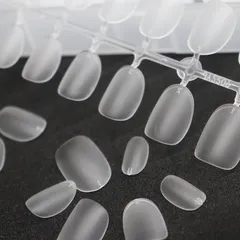 【根元極薄タイプ】LULUGEL オーバル ショート ネイルチップ クリア 付け爪 ジェルネイル 各300枚入り 長さだし 簡単で つけ爪 ネイル オシャレサンディング 加工済み