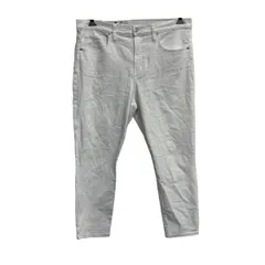 GAP デニムパンツ W33 ホワイト ギャップ ジップアップ TRUE SKINNY HIGH RISE 古着卸 アメリカ仕入 2506-105