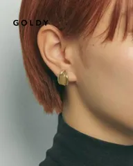 【SALE】GOLDY/ゴールディ/サイド メタル × マーブル ドロップ イヤリング/アクセサリー/2230909のサムネイル