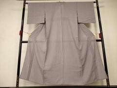美品 正絹 ますいわ屋 お召 訪問着 都会を颯爽と歩む 陽光に煌めく縞
