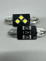 T10X37mm LEDバルブ　2個入り