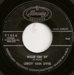 米7” Leroy Van Dyke Walk On By 71834 Mercury /00080