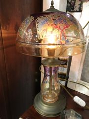 トロ花柄照明　アンティーク風