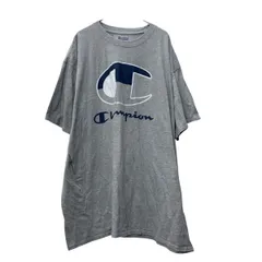 Champion 半袖 プリントTシャツ 3XL グレー チャンピオン ビッグサイズ 古着卸 アメリカ仕入 a704-5472