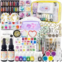 (ケラッタ) UV レジン セット スターターキット シャカシャカレジンが作れる クラフト 初心者 クリスマス 誕生日 プレゼント に