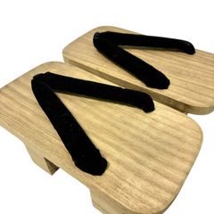 特産 会津桐下駄 中古現状品 伝統 ゲタ サイズ 24 × 12 cm