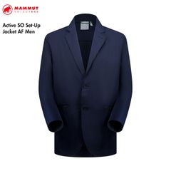 ［2025新作］MAMMUT マムート 1011-02301 Active SO Set-Up Jacket AF Men アクティブ ソフトシェル セットアップ ジャケット アジアンフィット 5118marine　L(Asia_XL)サイズ