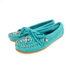 minnetonka ミネトンカ モカシンシューズ ブルー ターコイズ