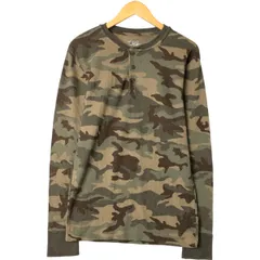 Soonerorlater sol Waffle L/S Tee 迷彩 サーマル