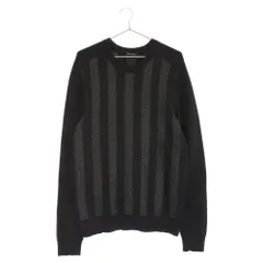 BALMAIN (バルマン) ラメストライプニットトレーナー W6HM694D688L ブラックのサムネイル