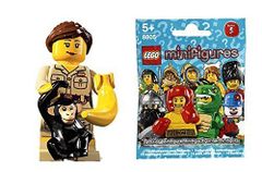 レゴ（LEGO）ミニフィギュア シリーズ5 動物飼育員(Zookeeper)【8805-7】