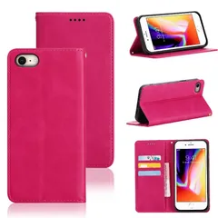 【新着商品】iphone7 手帳型 手帳型 ケース カバー ケース PUレザー カード収納 iphone8 財布型 耐衝撃 (4.7インチ対応) ケース マグネット (第2世代/第3世代) スタンド機能付き 5色 SE (iPhone 7/8/SE2（2020