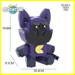 スマイリングクリッターズ レゴ互換ブロック キャットナップおもちゃ知育玩具クリスマス子供プレゼントLEGOギフトsmilingcritters cl165