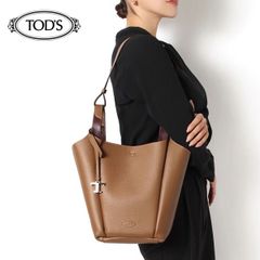 25SS モデル トッズ TOD'S スモール Tタイムレス レザーバケットバッグ　【KENIA BORDEAUX】 XBWAPIE0200 QRI 9P13/【2025SS】l-bag