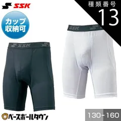 【新品未使用】種類13:1枚/(90)ブラック/130 野球 スライディングパンツ ジュニア SSK スラパン ファウルカップ収納式 パッドあり 白あり BSP003J 野球ウェア