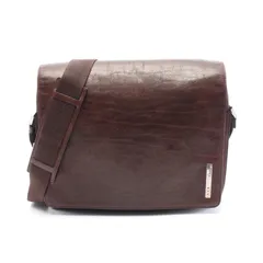 カルティエ CARTIER ショルダーバッグ サントス メッセンジャー ブラウン キャンバス レザー サントスメッセンジャー メンズ Used Bのサムネイル