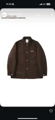 visvim ブラック カバーオール VISVIM(ビズビム) 25AWCOVERALL DMGD G．CORDSバック刺しゅう