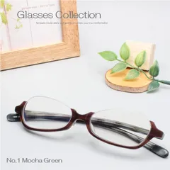 新品老眼鏡 シニアグラス アンダーリム ナイロール 小顔 ボストン型 おしゃれ 軽い プラスチック セル リムあり メガネ用水糸 鼻パッドが低い ブルーライトカット ARコート 女性 送料無料 +1.5 +2.0 +2.5 +3.0 No.1508HY