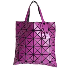 良品 BAOBAO ISSEY MIYAKE バオバオ イッセイミヤケ プリズム トートバッグ ハンドバッグ パープル レディース 古着 中古 USED