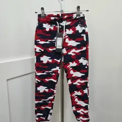 110 男の子 トミーヒルフィガー カモフラージュ ジョガーパンツ
