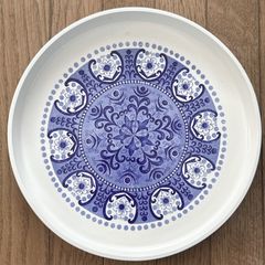 足立育朗 形態波動エネルギーの図形 希少品‼️楕円形皿‼️ - メルカリ