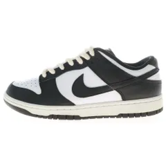 NIKE (ナイキ) DUNK LOW RETRO ダンク レトロ パンダ ローカットスニーカー ブラック/ホワイト US9.5/27.5cm DD1391-100