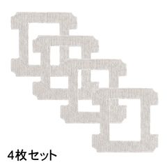 4枚セット 水拭き掃除機モップ エコバックス Ecovacs WINBOT W2/W2 OMNI対応 互換品  ロボット掃除機用 消耗品 部品 社外品 汎用品