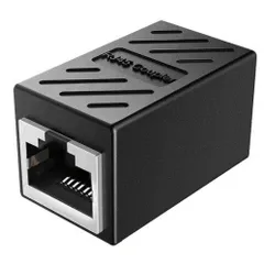 RJ45 LANケーブル用 中継コネクタ RJ45 LAN 延長 中継 アダプター メス-メス ギガビット 対応 8P8C コンパクト[定形外郵便、送料無料]