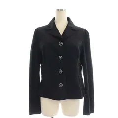 courreges レザートレンチコート シルバーボタン ブラック/TW140