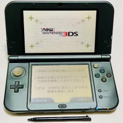 中古 new ニンテンドー 3DSLL メタリックブラック初期化動作確認 055