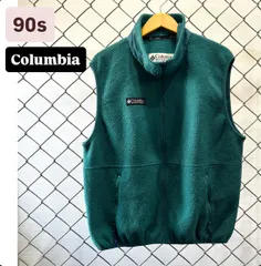 90s Columbia sportswear Companyフリースベスト　希少　即日発送　USA製　80年代　90年代　コロンビア　アメリカ製　メンズ　レディース　ユニセックス　アウトドア　ファッション　古着　ヴィンテージ　メンズ古着　レディース古着